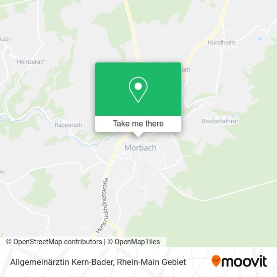 Карта Allgemeinärztin Kern-Bader