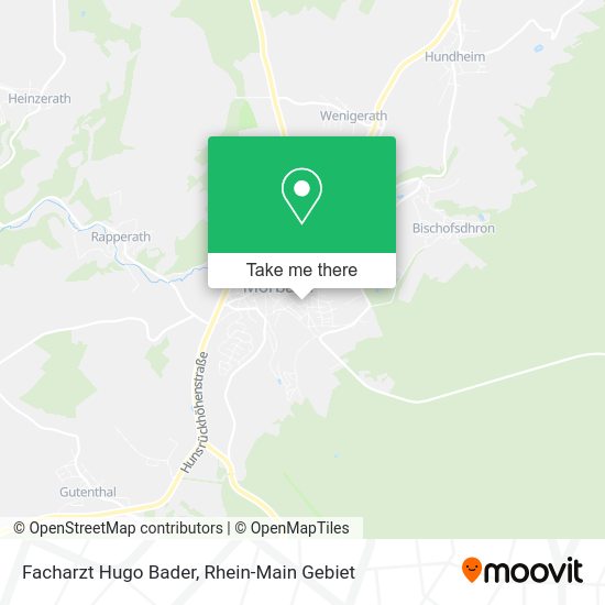 Facharzt Hugo Bader map