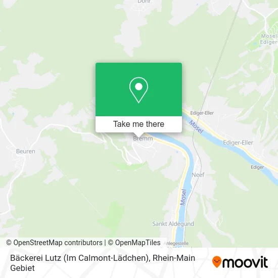 Карта Bäckerei Lutz (Im Calmont-Lädchen)
