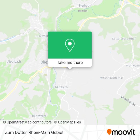 Карта Zum Dotter