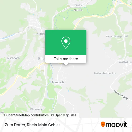 Карта Zum Dotter