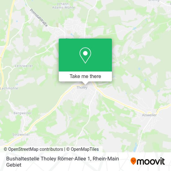 Карта Bushaltestelle Tholey Römer-Allee 1