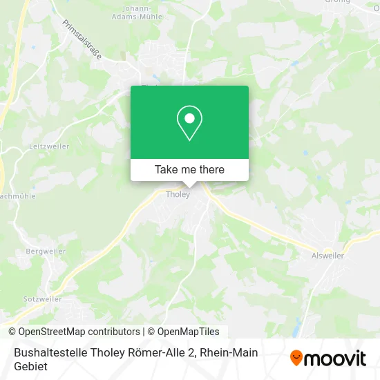 Карта Bushaltestelle Tholey Römer-Alle 2
