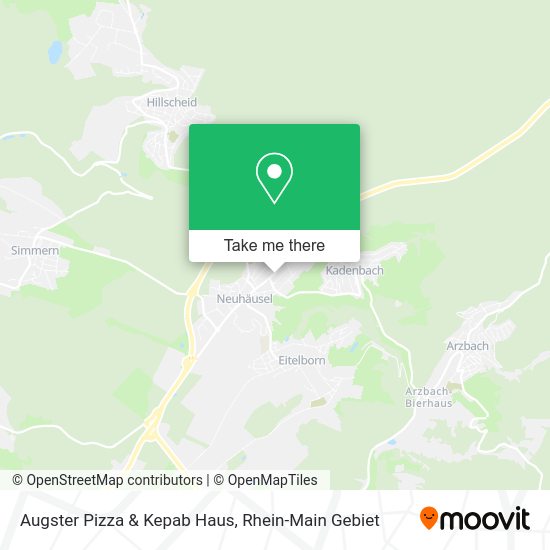 Карта Augster Pizza & Kepab Haus