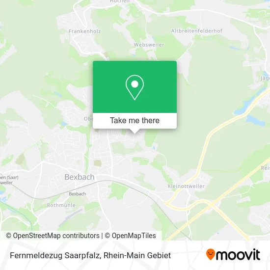 Карта Fernmeldezug Saarpfalz