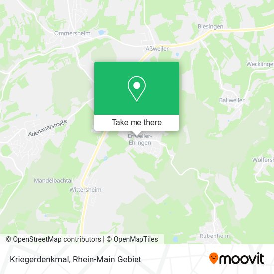 Карта Kriegerdenkmal