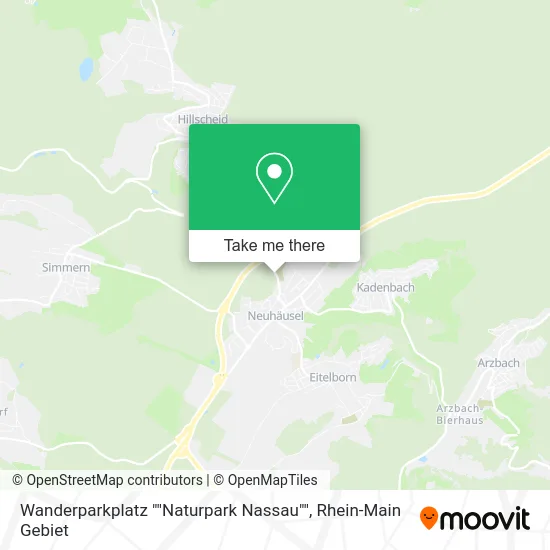 Карта Wanderparkplatz ""Naturpark Nassau""