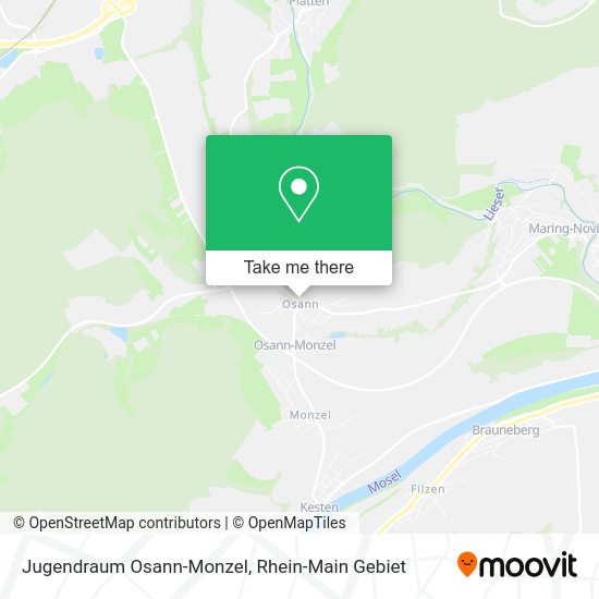 Карта Jugendraum Osann-Monzel