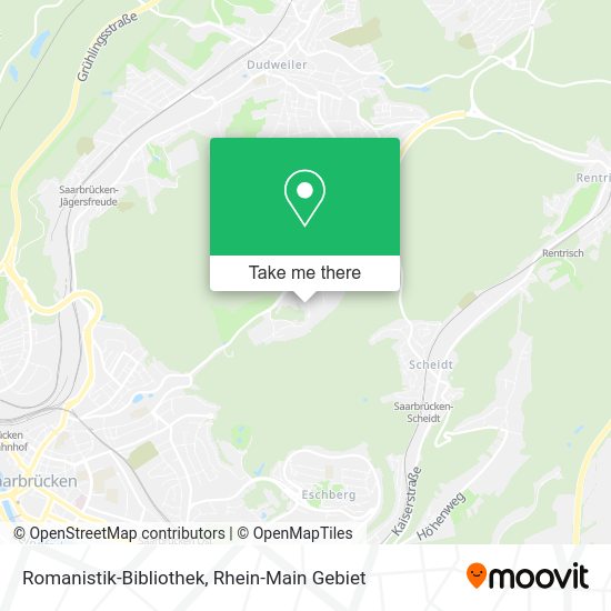 Карта Romanistik-Bibliothek
