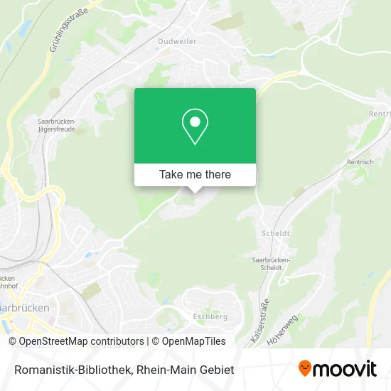 Карта Romanistik-Bibliothek