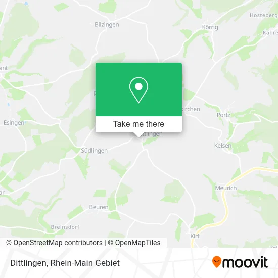 Dittlingen map