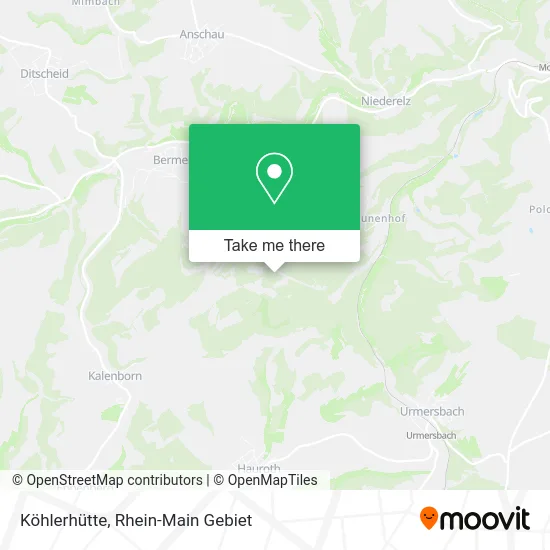 Карта Köhlerhütte
