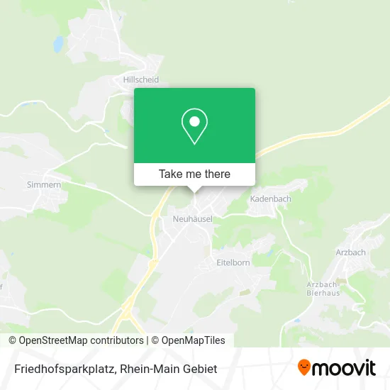 Карта Friedhofsparkplatz