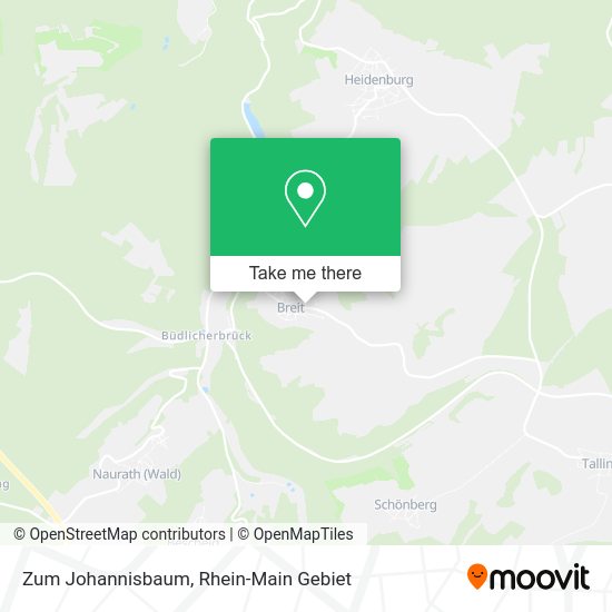 Карта Zum Johannisbaum