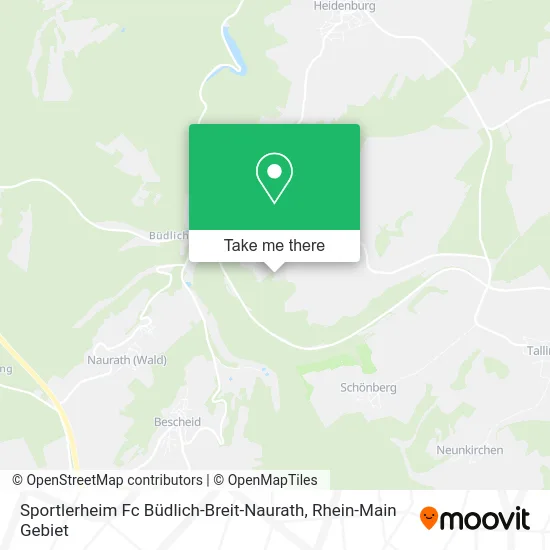 Карта Sportlerheim Fc Büdlich-Breit-Naurath
