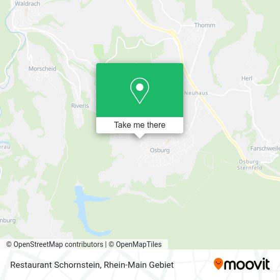 Карта Restaurant Schornstein