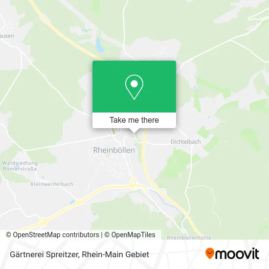 Карта Gärtnerei Spreitzer