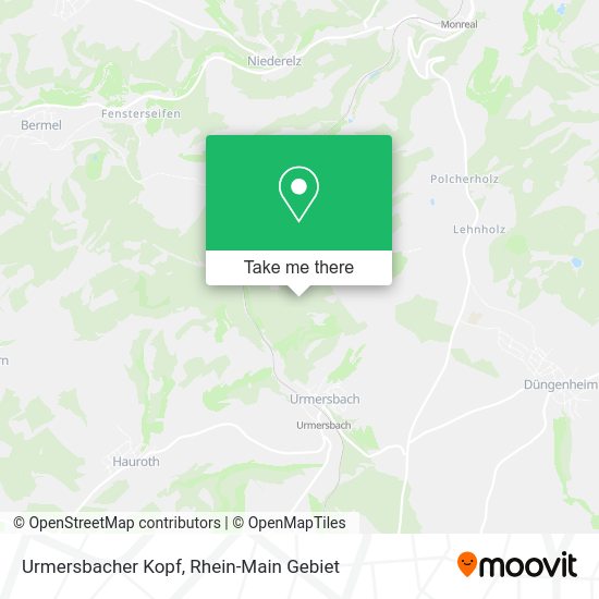 Карта Urmersbacher Kopf