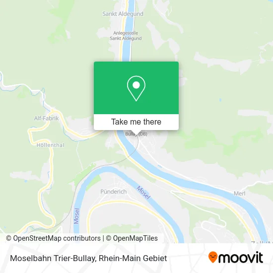 Карта Moselbahn Trier-Bullay