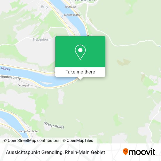Карта Aussichtspunkt Grendling