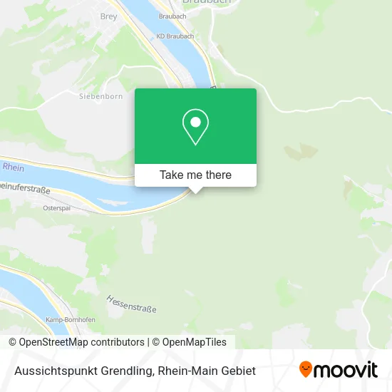 Карта Aussichtspunkt Grendling