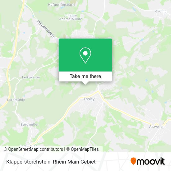 Карта Klapperstorchstein