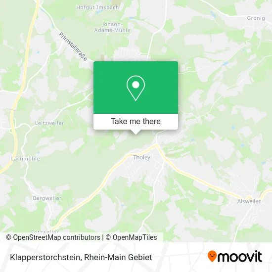Карта Klapperstorchstein