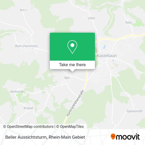 Карта Beller Aussichtsturm