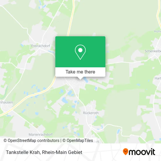 Карта Tankstelle Krah