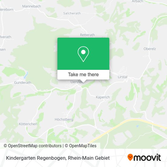 Карта Kindergarten Regenbogen
