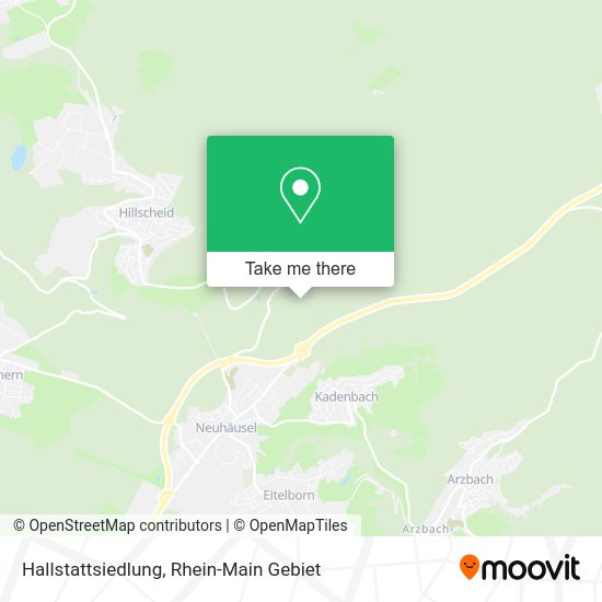 Карта Hallstattsiedlung