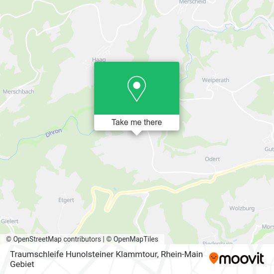 Карта Traumschleife Hunolsteiner Klammtour