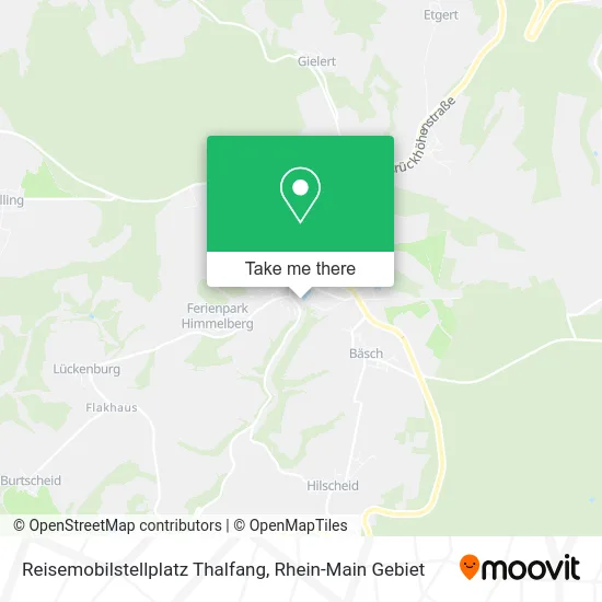 Карта Reisemobilstellplatz Thalfang