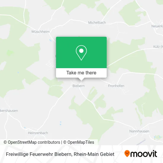Карта Freiwillige Feuerwehr Biebern