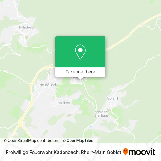 Карта Freiwillige Feuerwehr Kadenbach