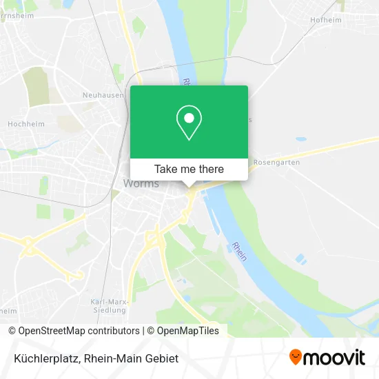 Карта Küchlerplatz
