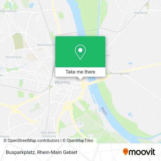 Карта Busparkplatz