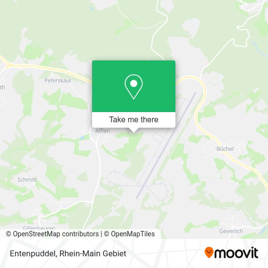 Карта Entenpuddel