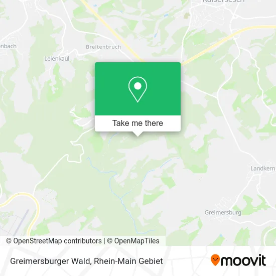Карта Greimersburger Wald