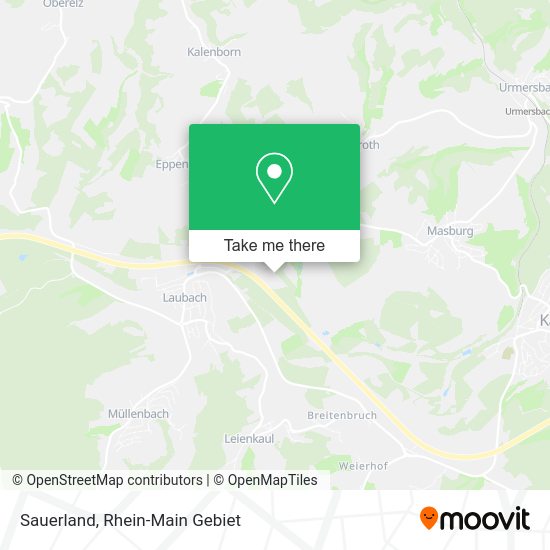 Карта Sauerland