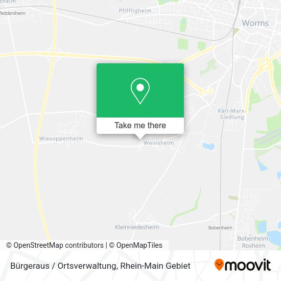 Карта Bürgeraus / Ortsverwaltung