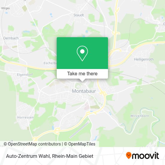 Карта Auto-Zentrum Wahl