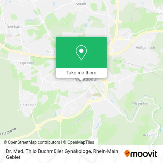 Dr. Med. Thilo Buchmüller Gynäkologe map
