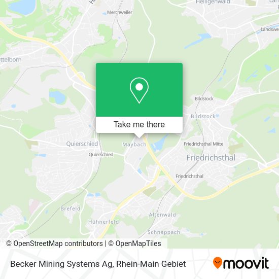 Карта Becker Mining Systems Ag