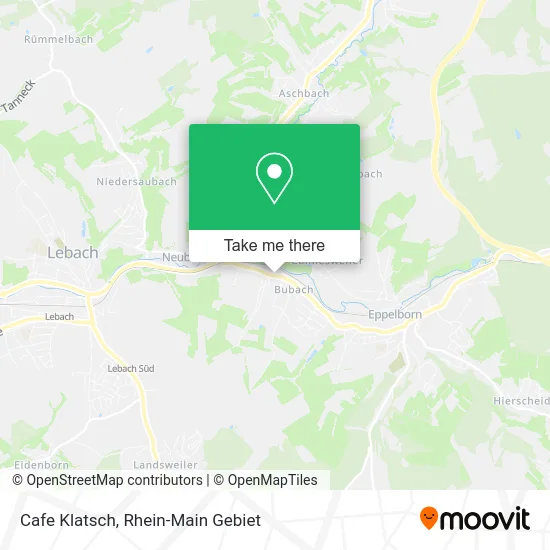 Карта Cafe Klatsch