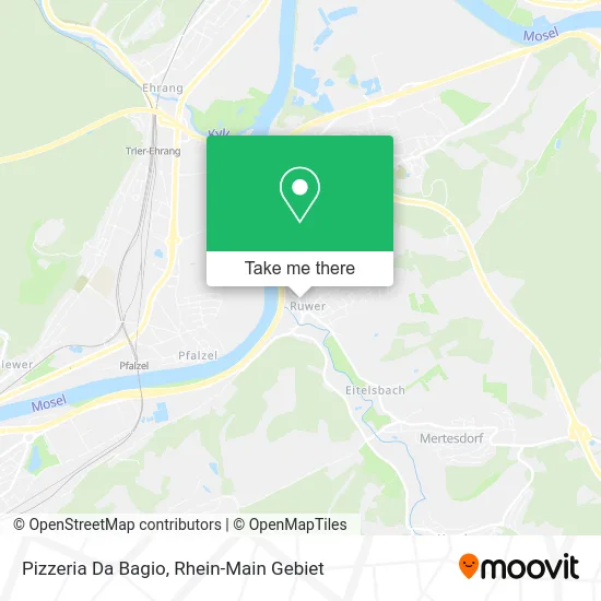 Карта Pizzeria Da Bagio