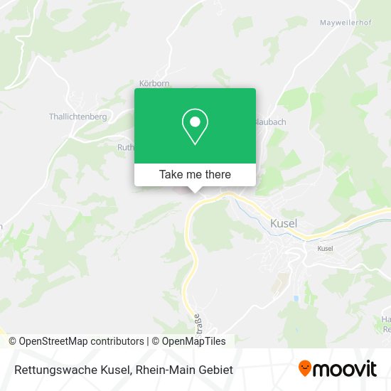Карта Rettungswache Kusel