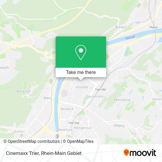 Карта Cinemaxx Trier