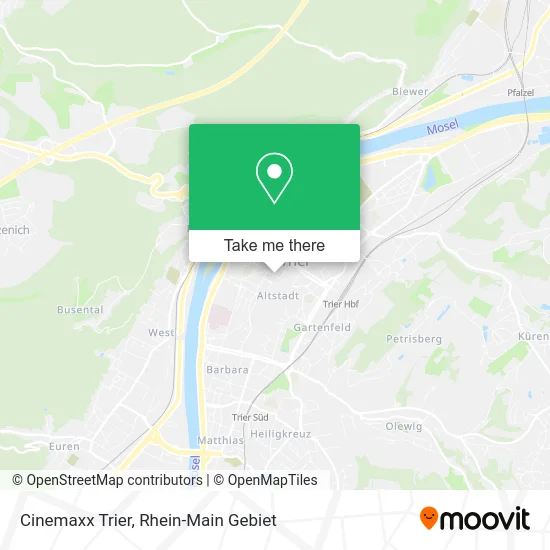 Cinemaxx Trier map