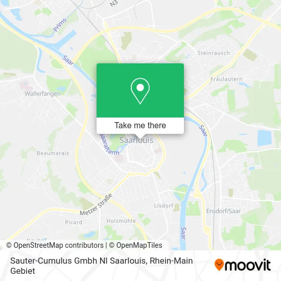 Карта Sauter-Cumulus Gmbh Nl Saarlouis